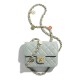 Light Grey Lambskin 12.5 × 16 × 4.5 cm AS3738 B09907 NL299 