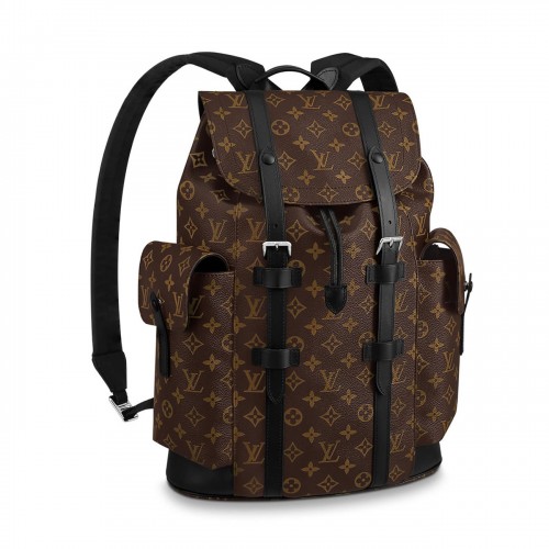 LV Backpack Christopher MM monogram Macassar Canvas M43735