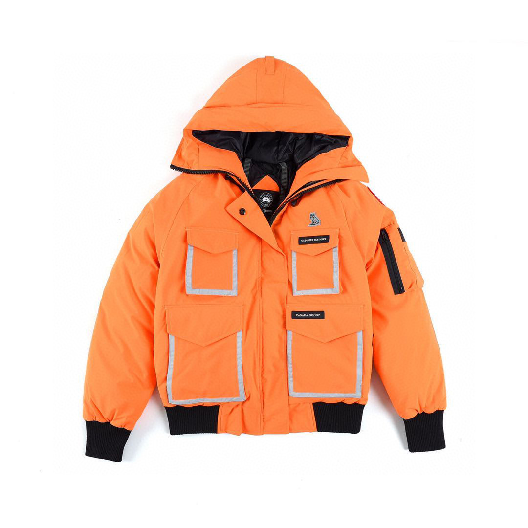 canada goose jacket orange