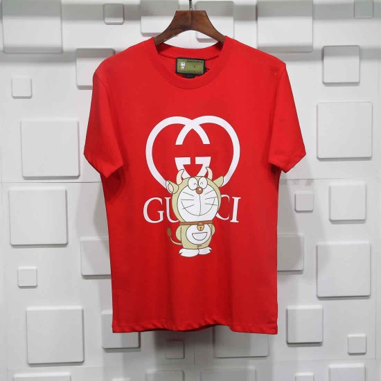 Gucci Doraemon T-shirt printing Pure cotton