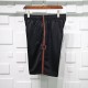 Gucci Twist Webbing shorts black