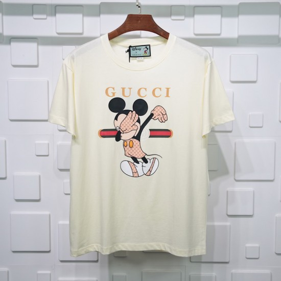 Disney x Gucci Mickey T-shirt creamy white