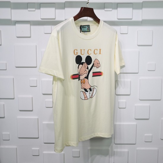 Disney x Gucci Mickey T-shirt creamy white