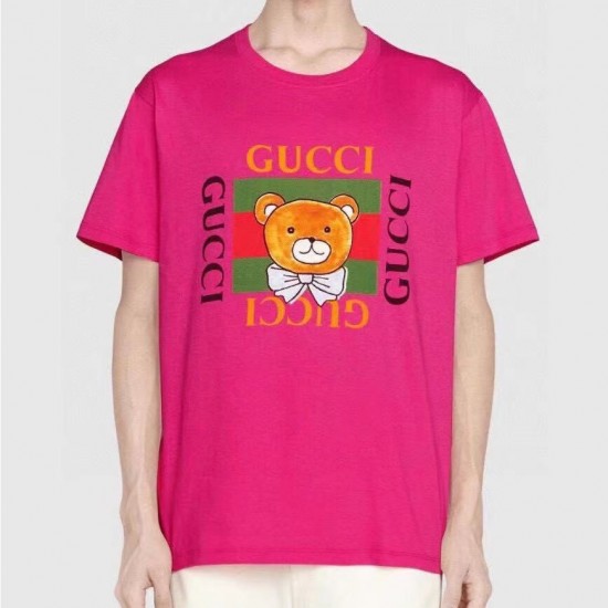 Gucci Teddy bear T-shirt embroidery Pure cotton Gucci Teddy bear T-shirt embroidery Pure cotton