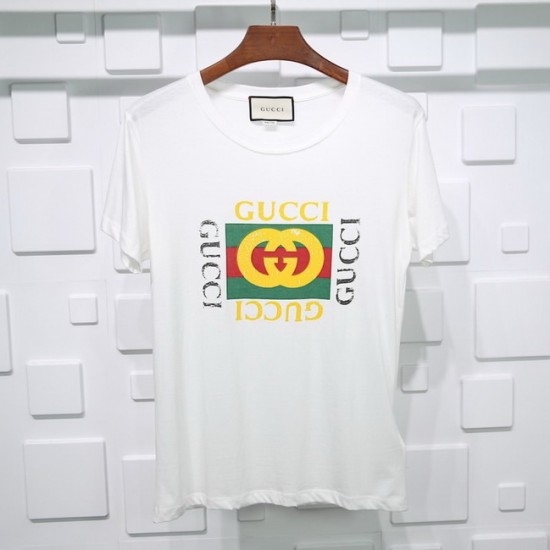 Gucci T-shirt printing classic Square logo Pure cotton Gucci T-shirt printing classic Square logo Pure cotton