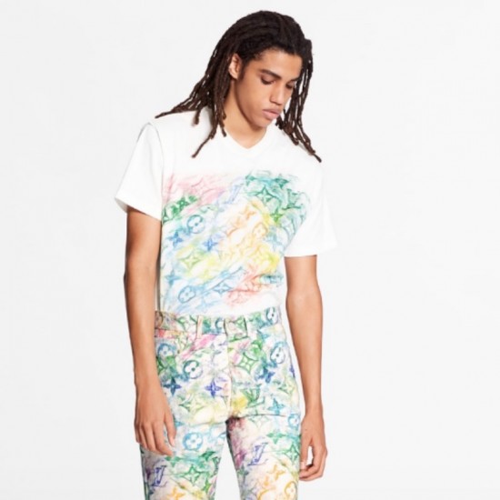 Louis Vuitton Crayon Doodle T-shirt Louis Vuitton Crayon Doodle T-shirt