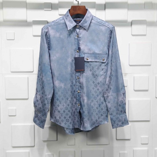 Louis Vuitton Silk Leaf Button Up Shirt – Savonches