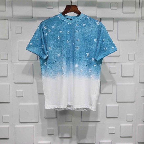 Louis Vuitton Blue White gradient T-shirt Louis Vuitton Blue White gradient T-shirt