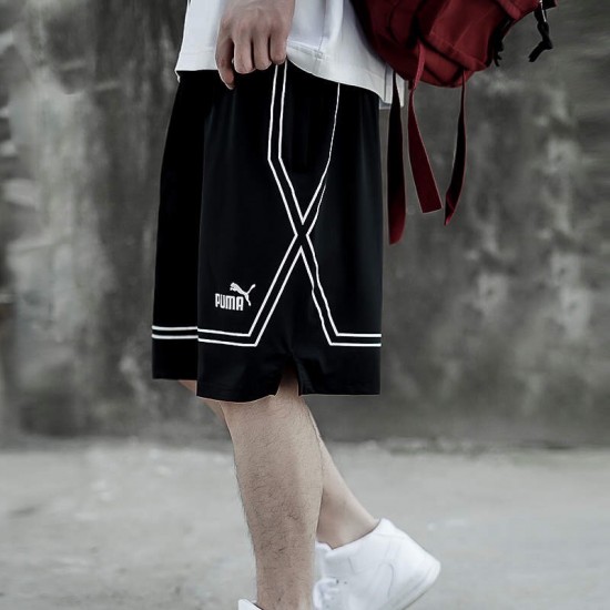 Puma shorts Pure cotton knitting Black LS21571X90 Puma shorts Pure cotton knitting Black LS21571X90