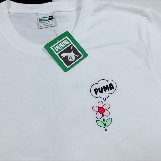PUMA T-shirt little flower Pure cotton LS3123147X85