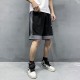 Puma shorts Pure cotton knitting Black reflective LS21571X90 Puma shorts Pure cotton knitting Black reflective LS21571X90