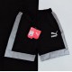Puma shorts Pure cotton knitting Black reflective LS21571X90
