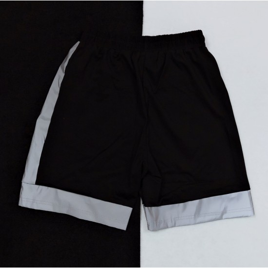 Puma shorts Pure cotton knitting Black reflective LS21571X90 Puma shorts Pure cotton knitting Black reflective LS21571X90