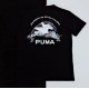 Puma T-shirt Couple short sleeve Round neck Pure cotton LS321321X90