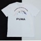 Puma T-shirt Couple short sleeve Round neck Pure cotton LS321321X90