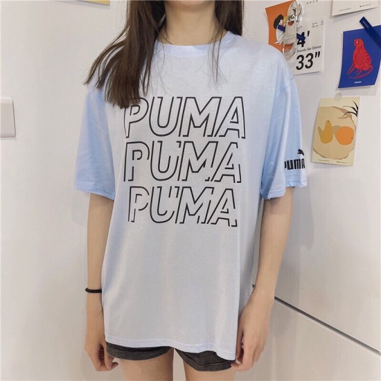 PUMA T-shirt Mens Womens Pure cotton LS3232189X85