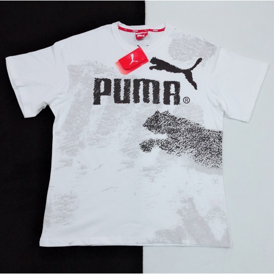 Puma Short sleeve T-shirt Round neck Pure cotton LS32321X85