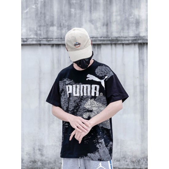 Puma Short sleeve T-shirt Round neck Pure cotton LS32321X85 Puma Short sleeve T-shirt Round neck Pure cotton LS32321X85