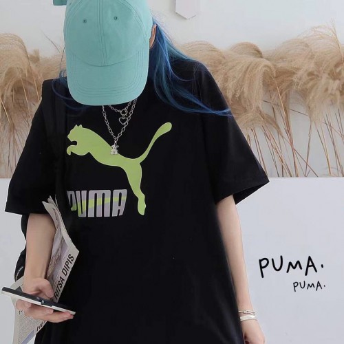 PUMA T-shirt Mens Womens Pure cotton LS3232418X85