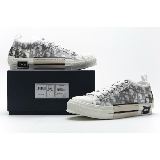 Dior B23 HT Oblique Transparency Low H565 White Black Dior B23 HT Oblique Transparency Low H565 White Black