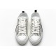 Dior Newspaper Low 3SN249YUO_H069 White Dior Newspaper Low 3SN249YUO_H069 White