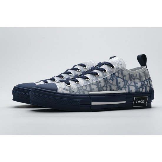 Dior B23 HT Oblique Transparency LOW T00962H565 White Blue Dior B23 HT Oblique Transparency LOW T00962H565 White Blue