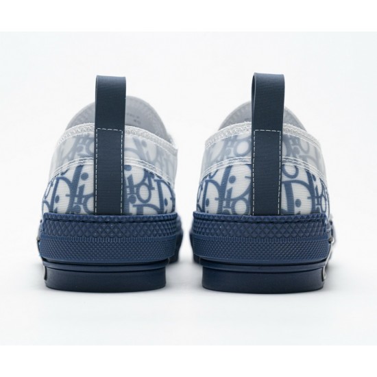 Dior B23 HT Oblique Transparency LOW T00962H565 White Blue Dior B23 HT Oblique Transparency LOW T00962H565 White Blue
