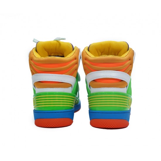 Gucci Basketball shoes Basket White Green Purple Gucci Basketball shoes Basket White Green Purple