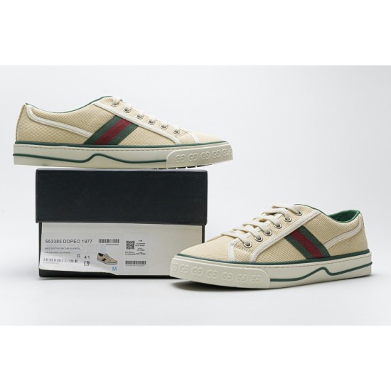 Gucci Apricot Twill sneakers 553385 DOPEO 1977 Gucci Apricot Twill sneakers 553385 DOPEO 1977