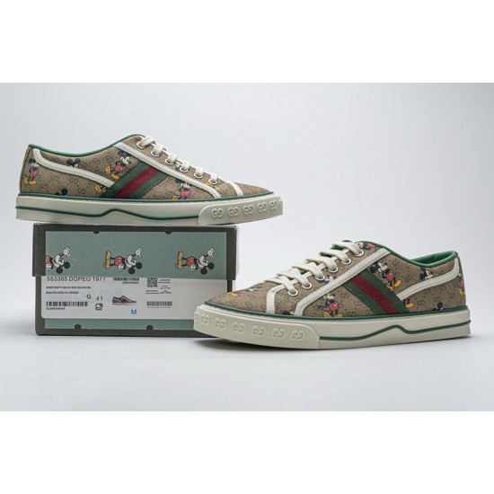 Gucci Mickey double G sneakers 553385 DOPEO 1977