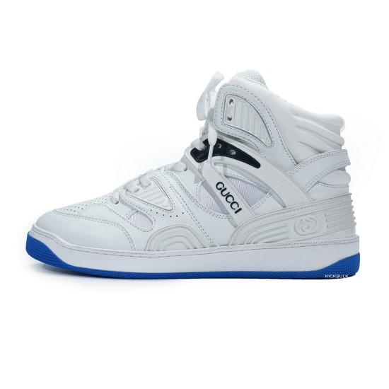 GUCCI Basketball shoes White Blue