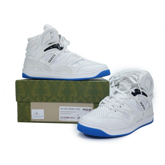 GUCCI Basketball shoes White Blue GUCCI Basketball shoes White Blue