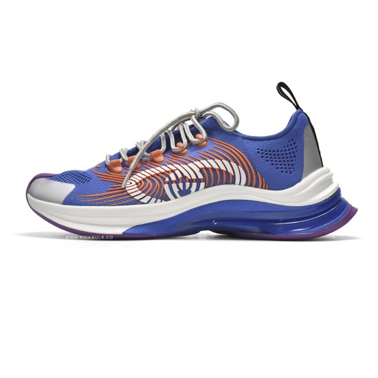 Gucci Run Sneakers White Blue Orange 680893-UFE10-8880 Gucci Run Sneakers White Blue Orange 680893-UFE10-8880