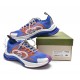 Gucci Run Sneakers White Blue Orange 680893-UFE10-8880 Gucci Run Sneakers White Blue Orange 680893-UFE10-8880