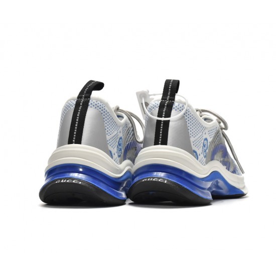Gucci Run Sneakers White Blue 680900-USN10-8485 Gucci Run Sneakers White Blue 680900-USN10-8485