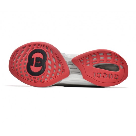 Gucci Run Sneakers Black Red 680900-USN10-8490 Gucci Run Sneakers Black Red 680900-USN10-8490