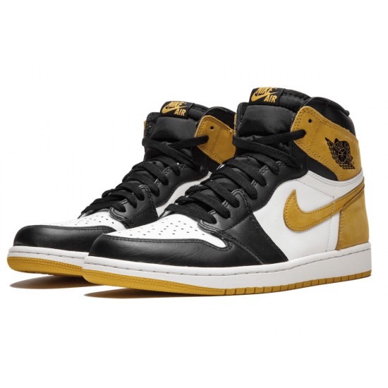AIR JORDAN 1 RETRO HIGH OG 'BEST HAND IN THE GAME - YELLOW OCHRE' 555088-109 AIR JORDAN 1 RETRO HIGH OG 'BEST HAND IN THE GAME - YELLOW OCHRE' 555088-109