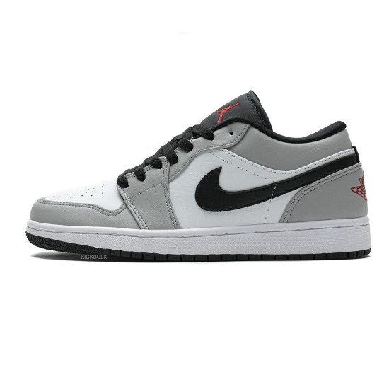 AIR JORDAN 1 LOW 'LIGHT SMOKE GREY' 553558-030 AIR JORDAN 1 LOW 'LIGHT SMOKE GREY' 553558-030