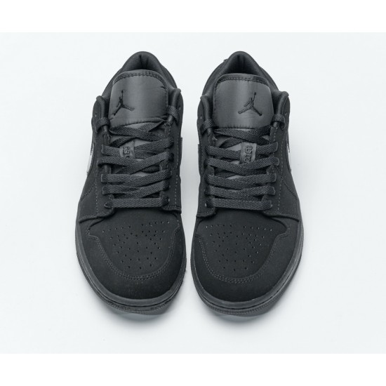 Nike Air Jordan 1 Low Triple Black 553558-056
