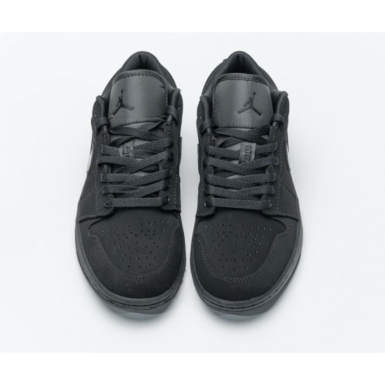 Nike Air Jordan 1 Low Triple Black 553558-056 Nike Air Jordan 1 Low Triple Black 553558-056