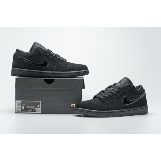 Nike Air Jordan 1 Low Triple Black 553558-056