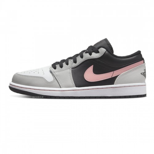 Air Trophy Jordan 1 Low Appears Black Grey Pink 2022 553558-062