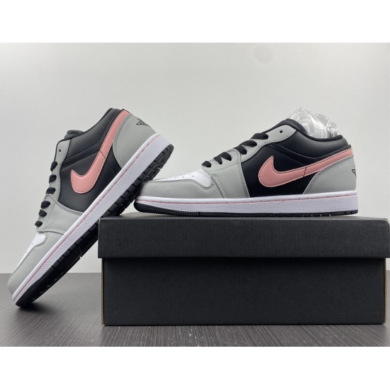 Air Jordan 1 Low Appears Black Grey Pink 2022 553558-062 Air Jordan 1 Low Appears Black Grey Pink 2022 553558-062