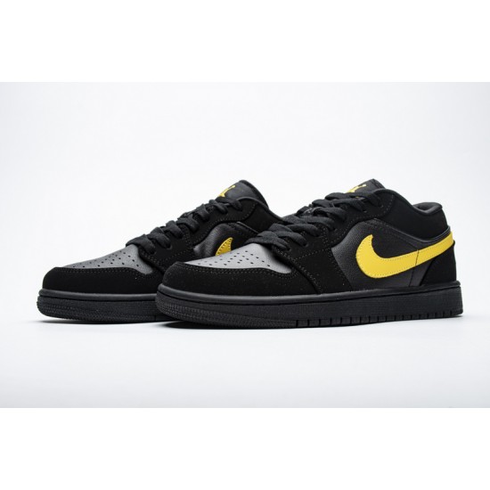 Nike Air Jordan 1 Low Black Gold 553558-071