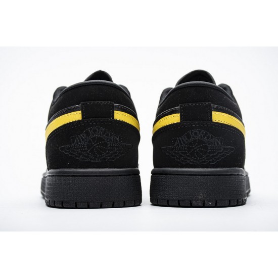 Nike Air Jordan 1 Low Black Gold 553558-071
