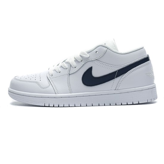 Nike Air Jordan 1 Low White Obsidian 553558-114