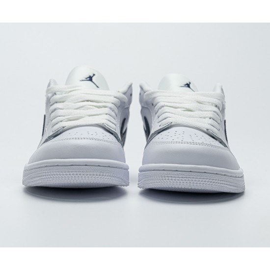 Nike Air Jordan 1 Low White Obsidian 553558-114