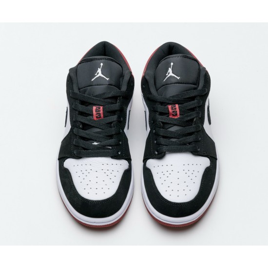 Nike Air Jordan 1 Low Black Toe 553558-116 Nike Air Jordan 1 Low Black Toe 553558-116