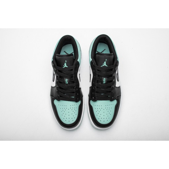 Nike Air Jordan 1 Low Emerald Toe 553558-117 Nike Air Jordan 1 Low Emerald Toe 553558-117