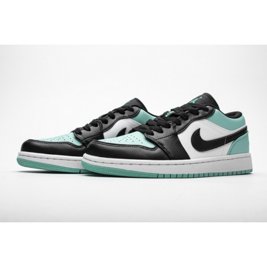 Nike Air Jordan 1 Low Emerald Toe 553558-117 Nike Air Jordan 1 Low Emerald Toe 553558-117